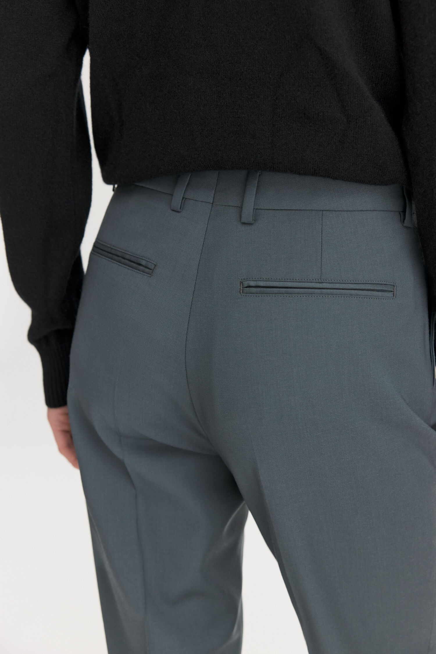 Emma Cropped Cool Wool Trousers
